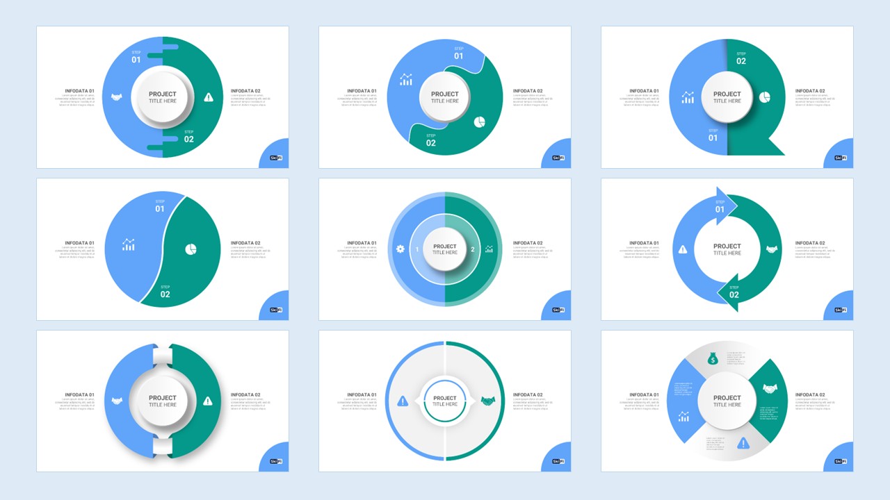 2 Step Infographic Template