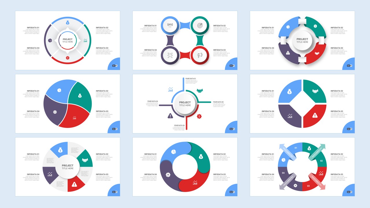 4 Step Infographic Template