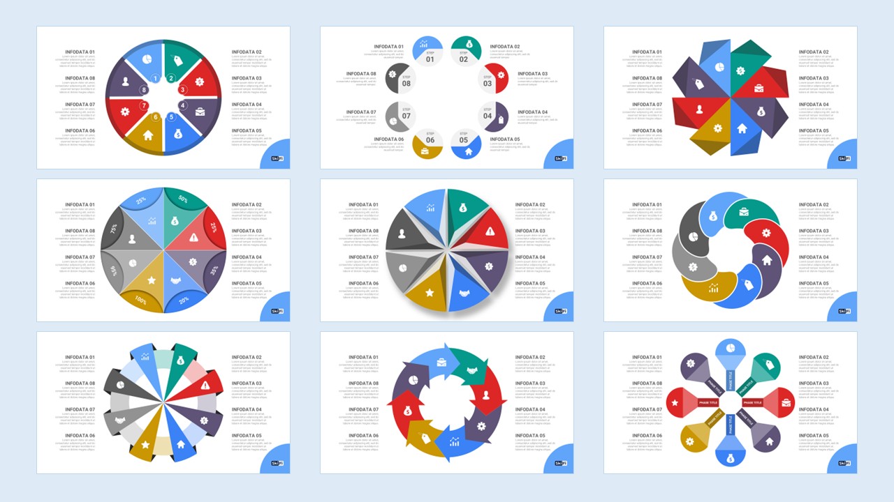 8 Step Infographic Template