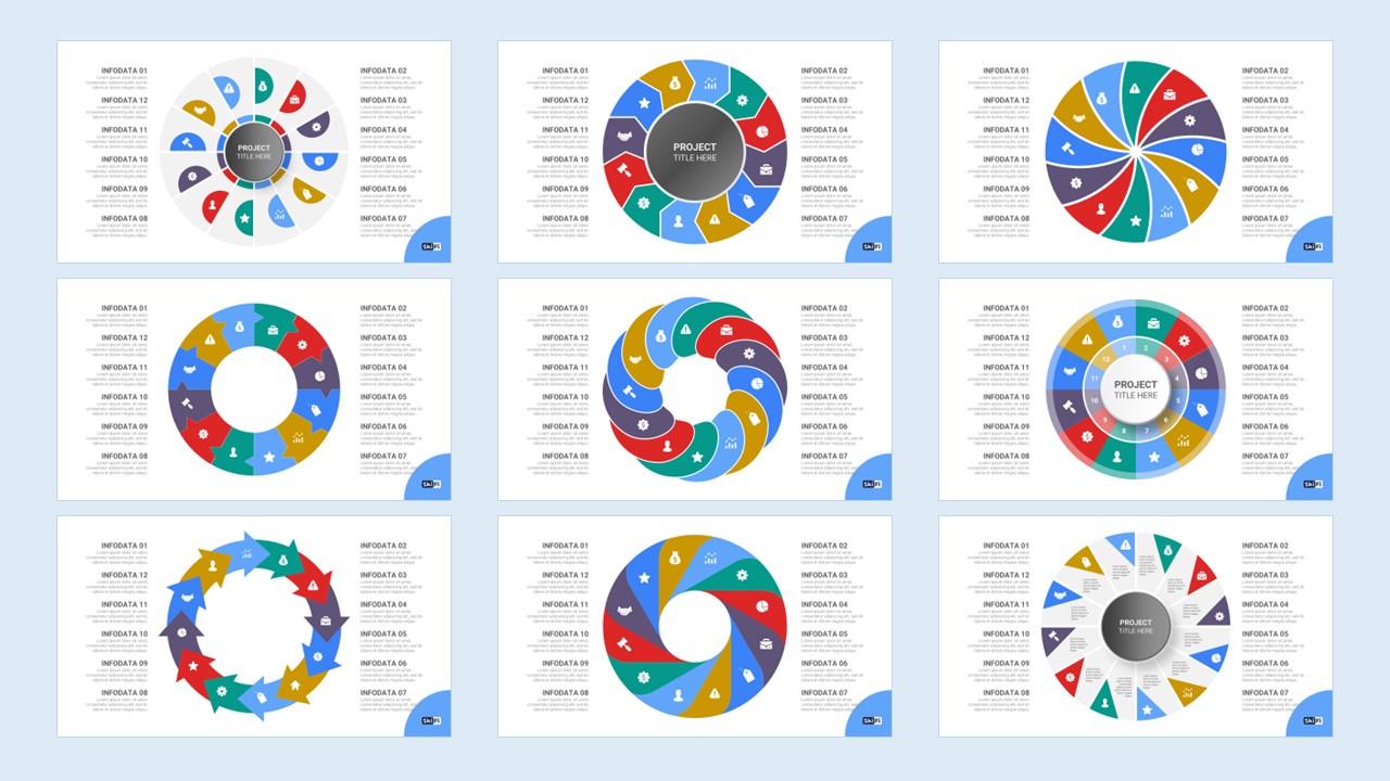 12 Step Infographic Template